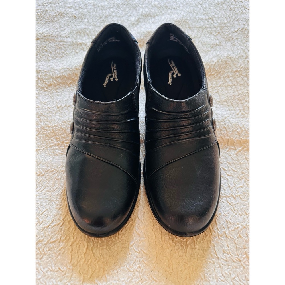 Easy Street Edison Ankle Bootie Low Chunky Heel Black Size 6.5 NEW in box - Picture 7 of 14
